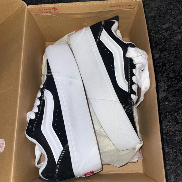 Vans Black and White Knu Stack unisex Mens 4.5 Womens 6 - Picture 11 of 13